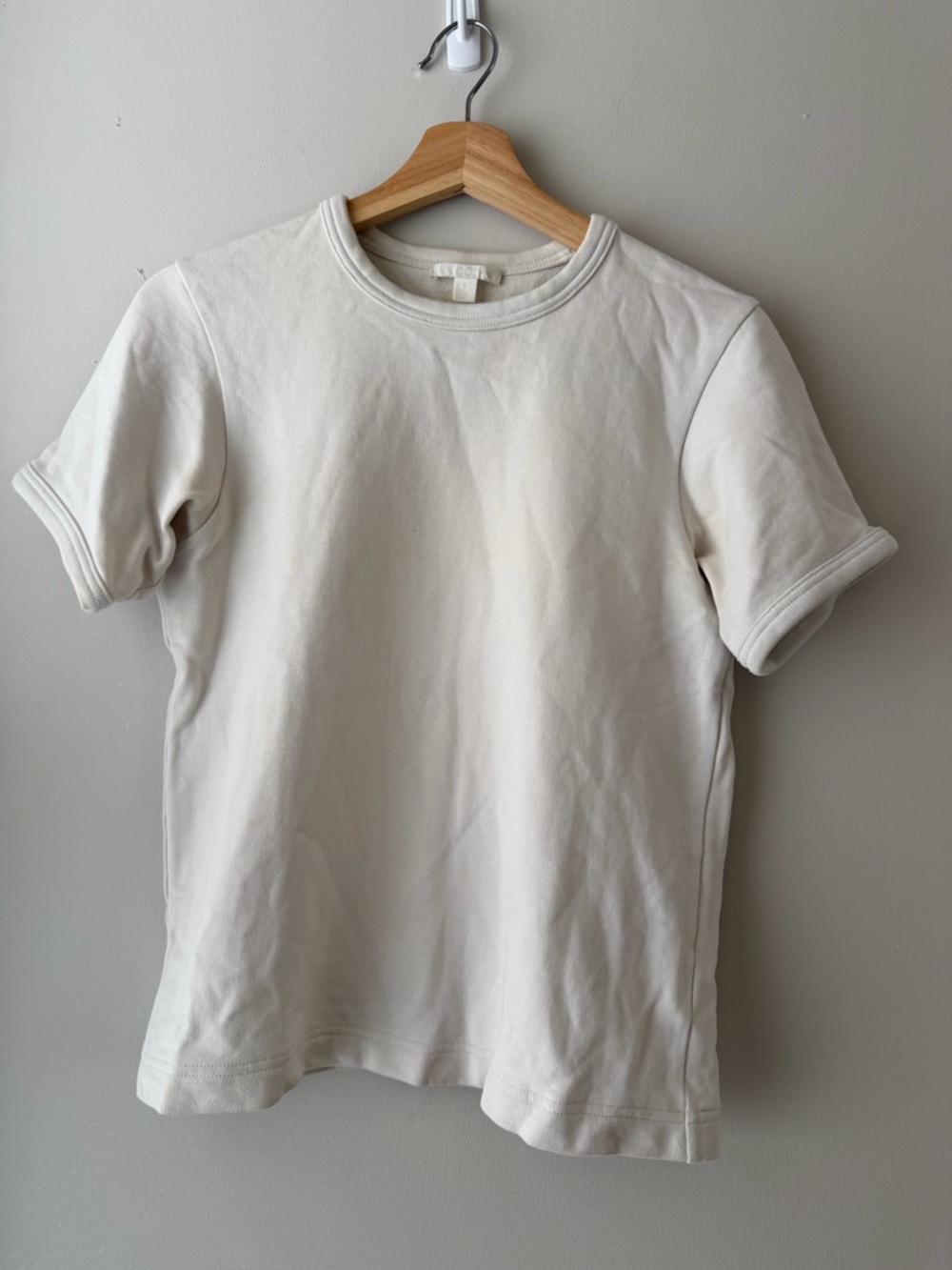 COS thick white shirt